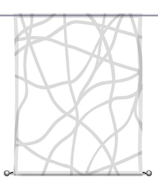 Moderna lines grey, Scheibenhänger eckig